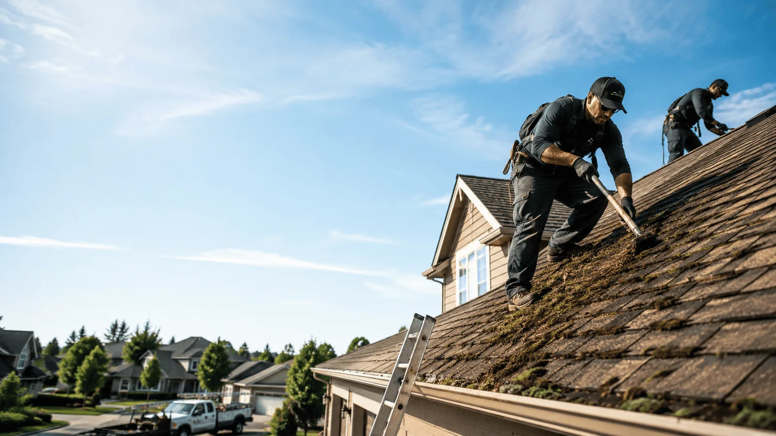 Roof Moss Removal in Arena, WI near me
